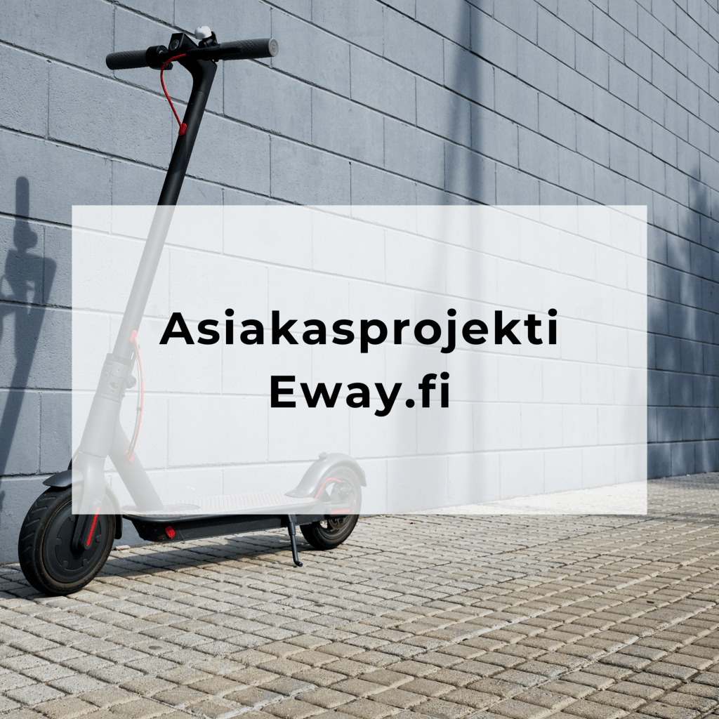 Verkkokauppa sähköpotkulaudoille