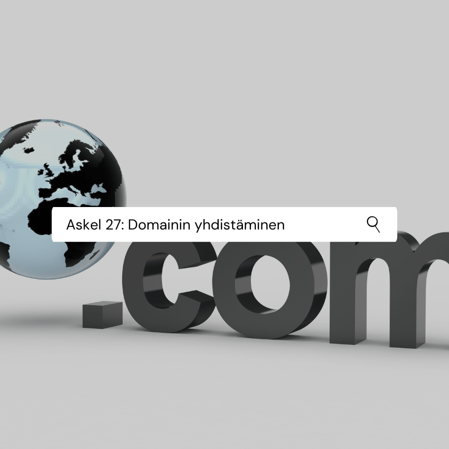 Askel 27: Yhdistä domain Shopify verkkokauppaan