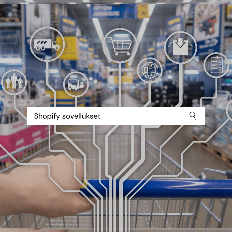 shopify sovellukset digikaupat suomi