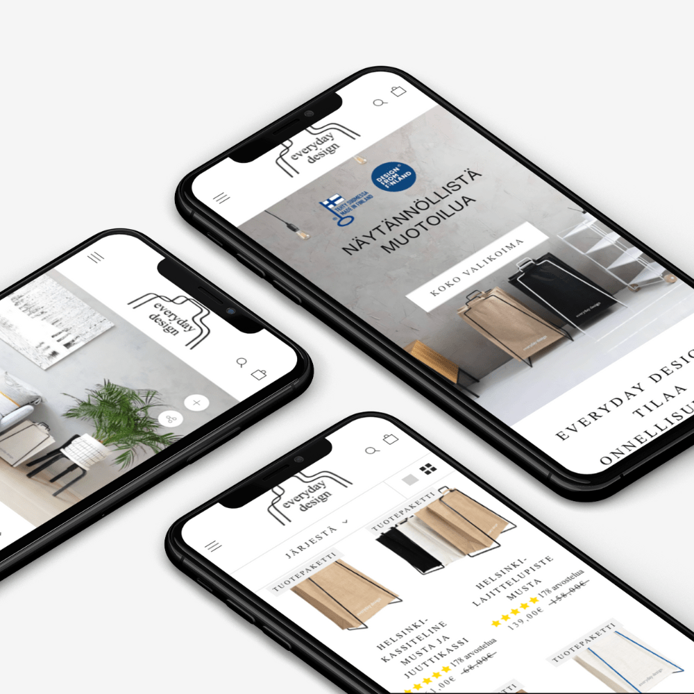 everyday design verkkokauppaprojekti kertomuksen kuva